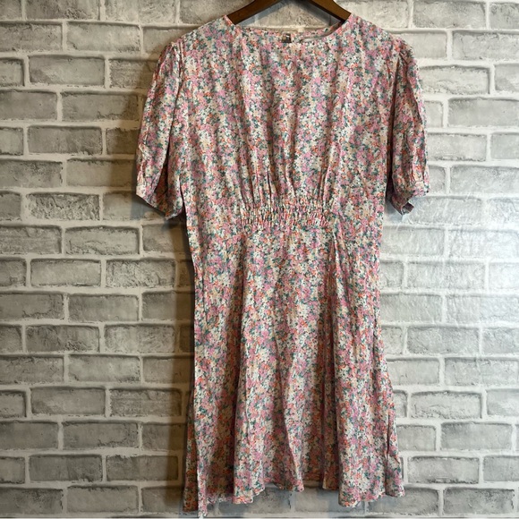 Robe Faithfull The Brand Habitas - Imprimé Floral, Taille 4, Viscose, Neuve Avec étiquettes